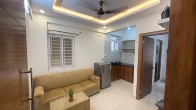 Living Room Image of 610 Sq.ft 1 BHK Apartment / Flat for rent in BTM Layout Bengaluru for Rs. 25299