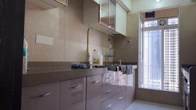 Kitchen Image of 900 Sq.ft 2 BHK Apartment / Flat for rent in Dosti West County, Thane West Thane for Rs. 35000