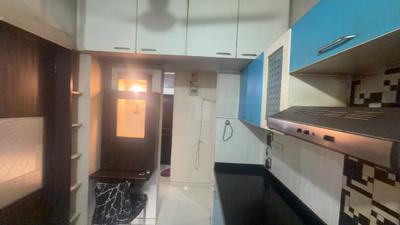 Kitchen Image of 800 Sq.ft 1 BHK Apartment / Flat for rent in Nyati Shubharambh Complex, Thane West Thane for Rs. 30000