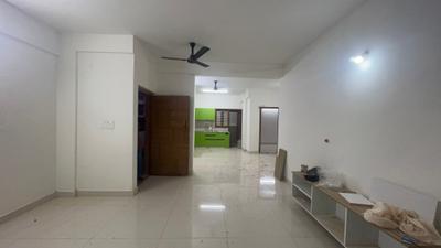 Living Room Image of 1300 Sq.ft 3 BHK Apartment / Flat for rent in Thanisandra Bengaluru for Rs. 41500