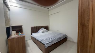 Bedroom Image of 1500 Sq.ft 3 BHK Apartment / Flat for rent in Adani Amogha, Shantigram Ahmedabad for Rs. 55000