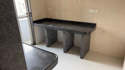 Kitchen Image of 700 Sq.ft 1 BHK Apartment / Flat for rent in Yogi Ajmera Bliss, Kalyan West Kalyan for Rs. 15000