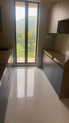 Kitchen Image of 590 Sq.ft 1 BHK Apartment / Flat for rent in Unique Vistas, Thane West Thane for Rs. 35000