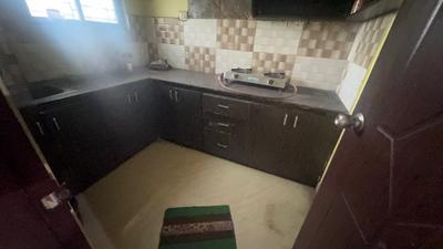 Kitchen Image of 650 Sq.ft 2 BHK Apartment / Flat for rent in Ganapati Residency, Rajarhat Kolkata for Rs. 18000