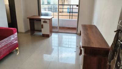 Living Room Image of 600 Sq.ft 1 BHK Independent House for rent in Kharadi Pune for Rs. 25000