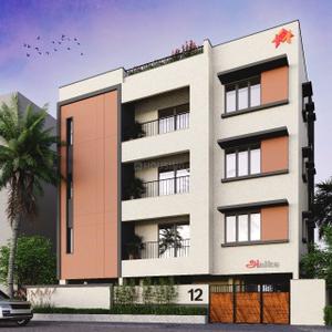 Image of 1665 Sq.ft 3 BHK Apartment / Flat for sale in Nanganallur, Chennai for Rs. 18315000