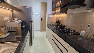 Kitchen Image of 733 Sq.ft 2 BHK Apartment / Flat for sale in Godrej Horizon, Wadala Mumbai for Rs. 31000000