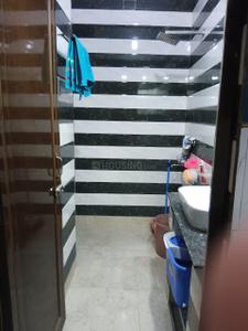 Bathroom Image of 500 Sq.ft 1 BHK Independent House for rent in Baprola New Delhi for Rs. 10000