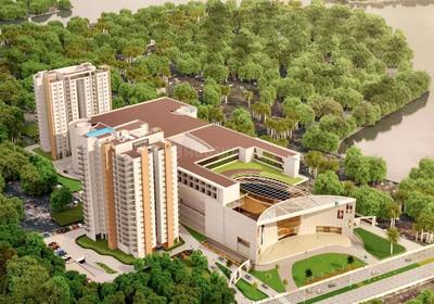 Image of 1740 Sq.ft 3 BHK Apartment / Flat for sale in Prestige Panorama, Maradu, Kochi for Rs. 18500000