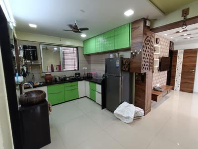 Kitchen Image of 1385 Sq.ft 2 BHK Apartment / Flat for rent in Raghuvir Symphony, Bhimrad Surat for Rs. 30000