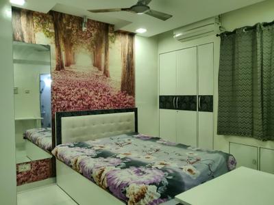 Bedroom Image of 905 Sq.ft 2 BHK Apartment / Flat for rent in Swastik Palm, Thane West Thane for Rs. 36000