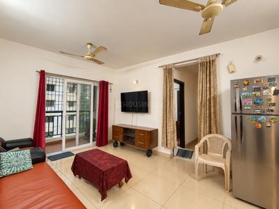 Living Room Image of 1082 Sq.ft 3 BHK Apartment / Flat for sale in Provident Sunworth City, Kambipura Bengaluru for Rs. 7000000