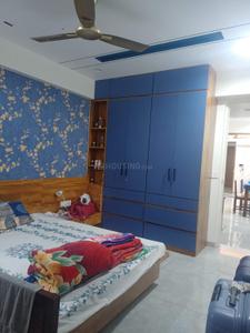 Bedroom Image of 1950 Sq.ft 3 BHK Apartment / Flat for rent in Shreeji Woods Ville, Sargasan Gandhinagar for Rs. 38000