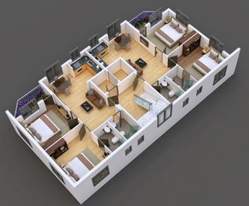Image of 997 Sq.ft 2 BHK Apartment / Flat for sale in New Town, Kolkata for Rs. 5200000