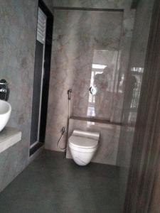 Common Bathroom Image of 750 Sq.ft 1 BHK Apartment / Flat for sale in Geomatrix Silver Crest, Panvel Navi Mumbai for Rs. 7600000