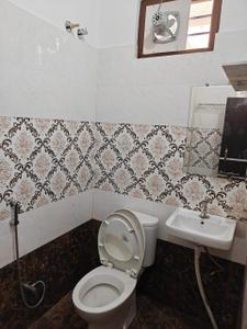 Bathroom Image of 500 Sq.ft 2 BHK Independent House for rent in Pratap Nagar Udaipur for Rs. 15000