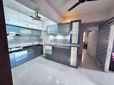 Kitchen Image of 1566 Sq.ft 3 BHK Apartment / Flat for rent in Tragad Ahmedabad for Rs. 28000