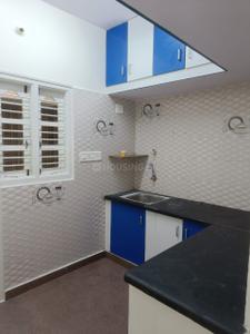 Kitchen Image of 550 Sq.ft 1 BHK Villa for rent in Mangammanapalya Bengaluru for Rs. 16500