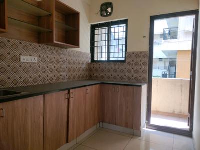 Kitchen Image of 690 Sq.ft 1 BHK Apartment / Flat for rent in Kartik Nagar Bengaluru for Rs. 25000