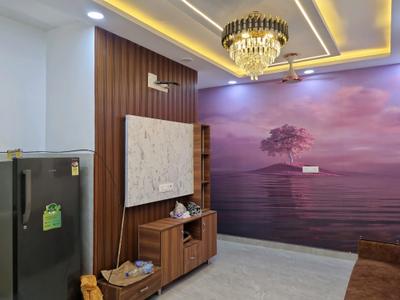 Living Room Image of 630 Sq.ft 2 BHK Builder Floor for rent in Dwarka Mor New Delhi for Rs. 23500
