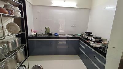 Kitchen Image of 630 Sq.ft 1 BHK Apartment / Flat for sale in Sharada Myria B And C Building, Dhayari Pune for Rs. 4000000