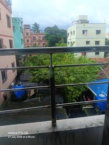 Balcony Image of 750 Sq.ft 2 BHK Apartment / Flat for sale in Beliaghata Kolkata for Rs. 2300000
