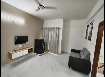 Hall Image of 550 Sq.ft 1 BHK Apartment / Flat for rent in Kadubeesanahalli Bengaluru for Rs. 25500