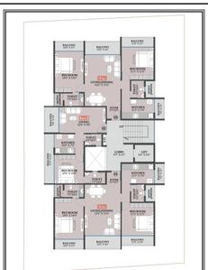 Image of 740 Sq.ft 1 BHK Apartment / Flat for sale in Sky Signature, Nerul, Navi Mumbai for Rs. 13000000