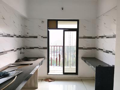 Kitchen Image of 555 Sq.ft 1 BHK Apartment / Flat for sale in Dynamic Crest Phase I Rimo Everest, Khidkali Thane for Rs. 3700000