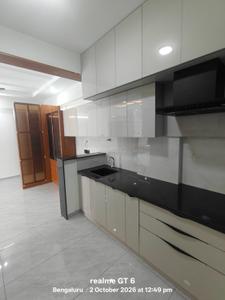 Kitchen Image of 1495 Sq.ft 3 BHK Apartment / Flat for rent in Sampigehalli Bengaluru for Rs. 30000
