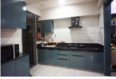 Kitchen Image of 2061 Sq.ft 3 BHK Apartment / Flat for sale in Maruti Diamond Sky, Adalaj Gandhinagar for Rs. 10000000
