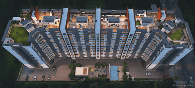 Image of 1015 Sq.ft 2 BHK Apartment / Flat for sale in Dolphin Palms Wing A And B, Ravet, Pune for Rs. 4900000