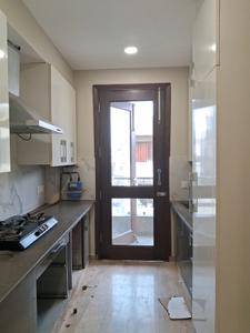 Kitchen Image of 1125 Sq.ft 3 BHK Builder Floor for rent in Paschim Vihar New Delhi for Rs. 56000