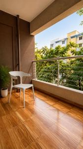 Balcony Image of 1400 Sq.ft 3 BHK Apartment / Flat for rent in Vadgaon Budruk Pune for Rs. 30000