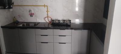 Kitchen Image of 971 Sq.ft 2 BHK Apartment / Flat for rent in Swagat Homes, Udhna Surat for Rs. 20000