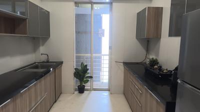 Kitchen Image of 1418 Sq.ft 3 BHK Apartment / Flat for sale in Ekta Tripolis, Goregaon West Mumbai for Rs. 39000000