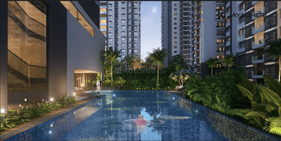Image of 2190 Sq.ft 3 BHK Apartment / Flat for sale in Jayabheri The Nirvana, Gachibowli, Hyderabad for Rs. 25200000