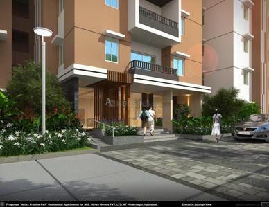 Image of 1800 Sq.ft 3 BHK Apartment / Flat for sale in Vertex Pristine, Hyder Nagar, Hyderabad for Rs. 13600000