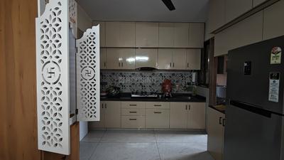 Kitchen Image of 1100 Sq.ft 3 BHK Apartment / Flat for sale in Polaris Elina, Randheja Gandhinagar for Rs. 7000000