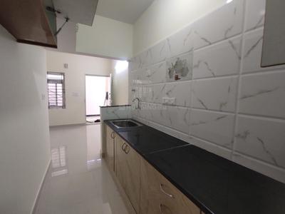 Kitchen Image of 550 Sq.ft 1 BHK Independent House for rent in HSR Layout Bengaluru for Rs. 19000