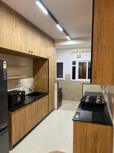 Kitchen Image of 1355 Sq.ft 2.5 BHK Apartment / Flat for rent in L And T Raintree Boulevard, Sahakara Nagar Bengaluru for Rs. 65000