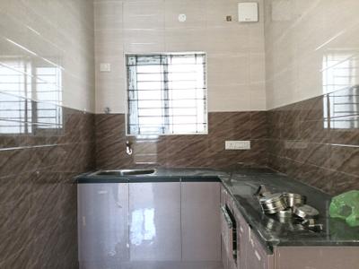 Kitchen Image of 700 Sq.ft 1 BHK Apartment / Flat for rent in Mahadevapura Bengaluru for Rs. 20010