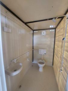 Bathroom Image of 150 Sq.ft 1 RK Independent House for rent in Bopkhel Pune for Rs. 8000