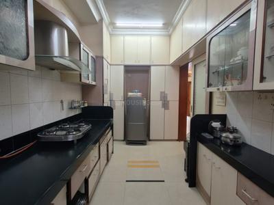 Kitchen Image of 2703 Sq.ft 4 BHK Independent House for sale in Ramdev Nagar Ahmedabad for Rs. 37500000