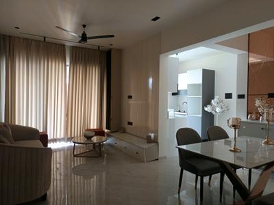 Living Room Image of 960 Sq.ft 2 BHK Apartment / Flat for sale in Ikon Queens Tower, Mohammed Wadi Pune for Rs. 6800000