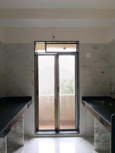 Kitchen Image of 550 Sq.ft 1 BHK Apartment / Flat for rent in Kasarvadavali Thane for Rs. 16000