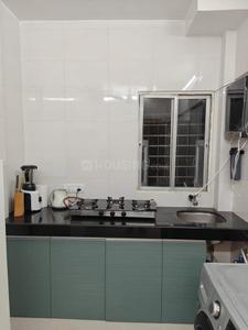 Kitchen Image of 630 Sq.ft 1 BHK Apartment / Flat for rent in Shaligram Plush, Thaltej Ahmedabad for Rs. 16000