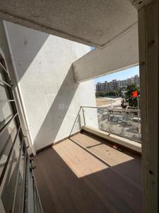 Balcony Image of 1075 Sq.ft 2 BHK Apartment / Flat for rent in Thergaon Pune for Rs. 21000