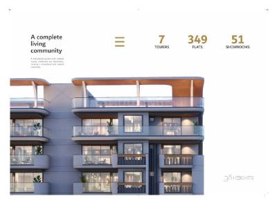 Image of 1350 Sq.ft 2 BHK Apartment / Flat for sale in MBA Om Height, Zundal, Ahmedabad for Rs. 6250000
