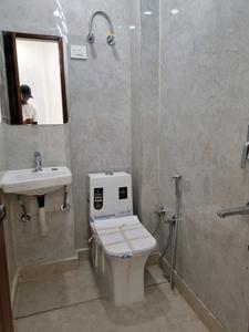 Common Bathroom Image of 600 Sq.ft 2 BHK Apartment / Flat for sale in Dwarka Mor New Delhi for Rs. 3900000